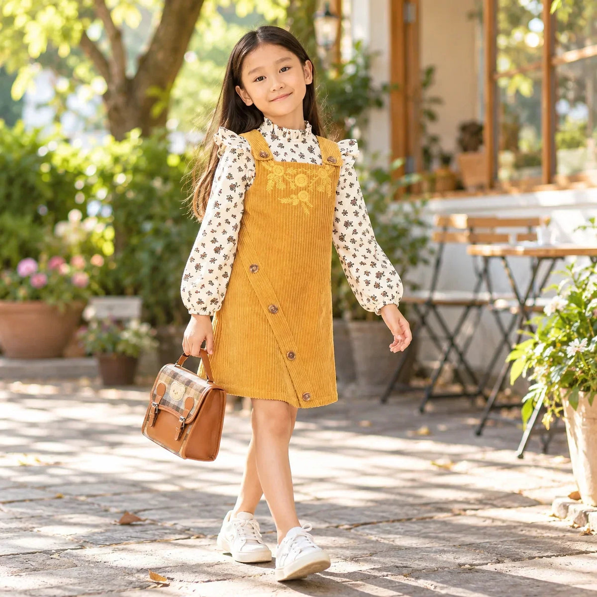 girl in cute outfit