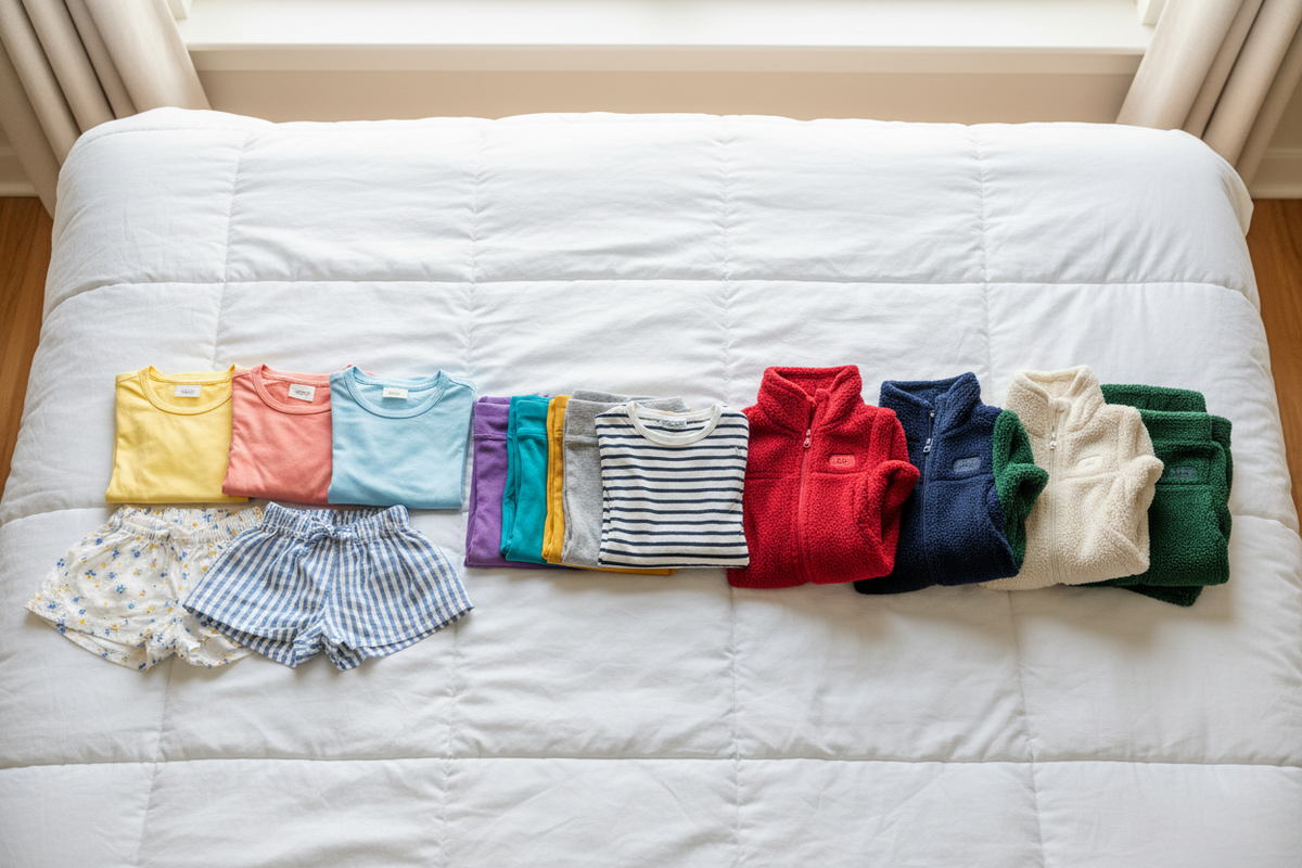 Best Fabrics for Kids Clothing (Cotton vs Cotton-Spandex vs Fleece) by Season