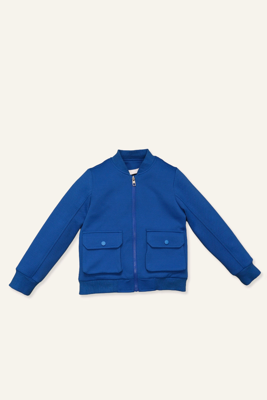 Boys Blue Twill Jacket