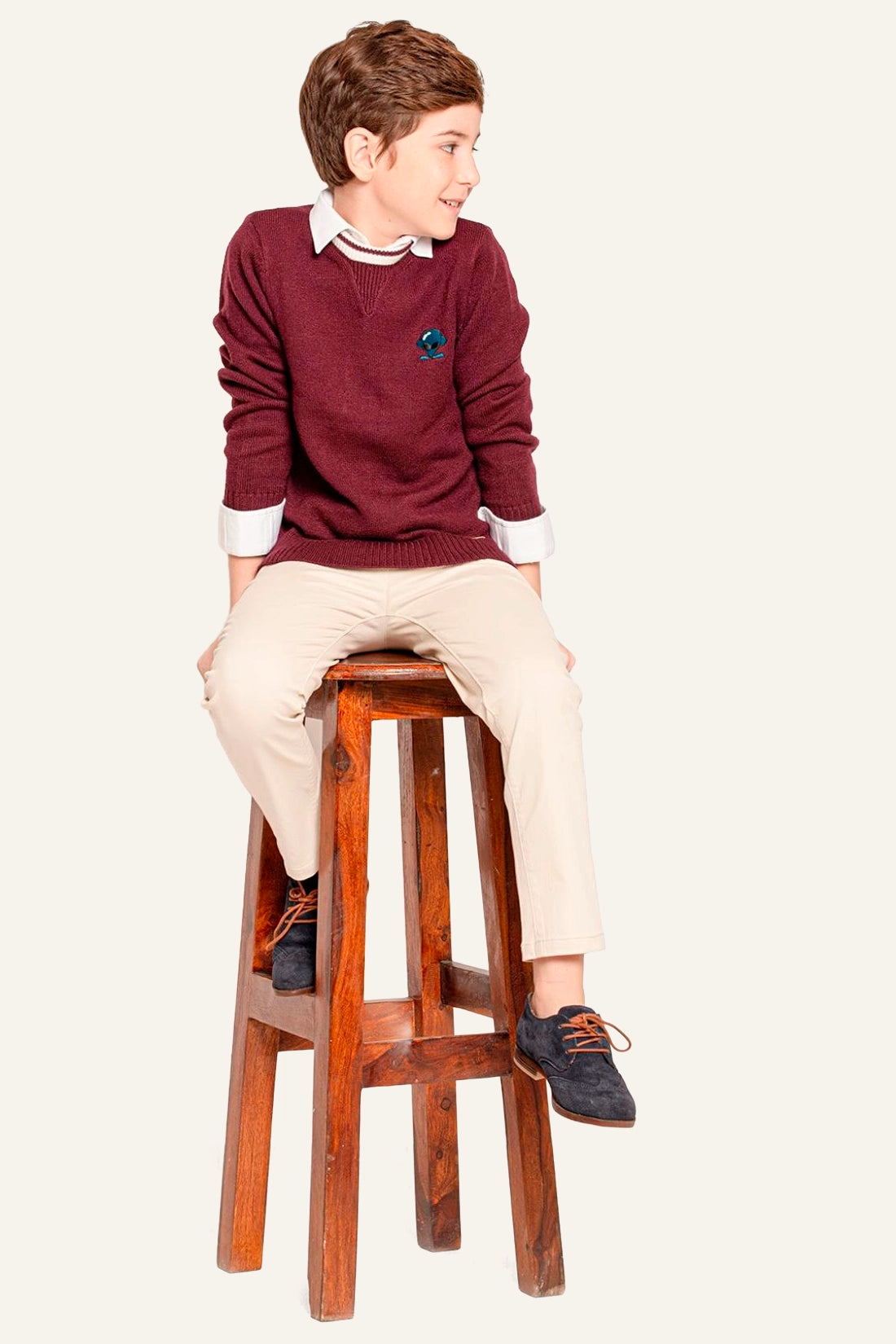 Boys Burgundy Sweater
