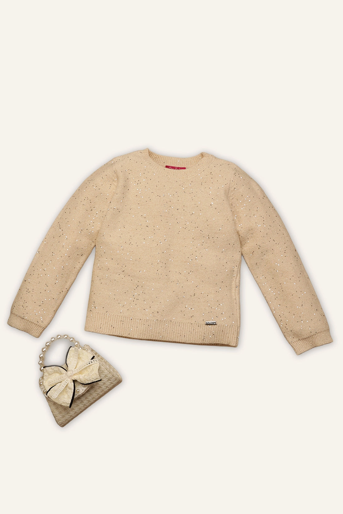 Girls Off White Sweater