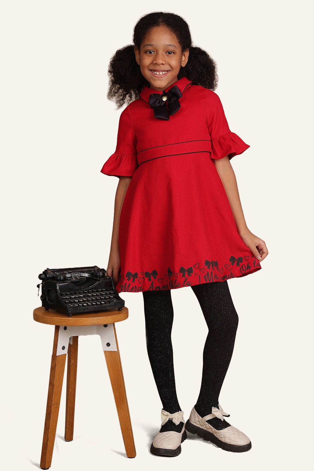 Girls Red Dress