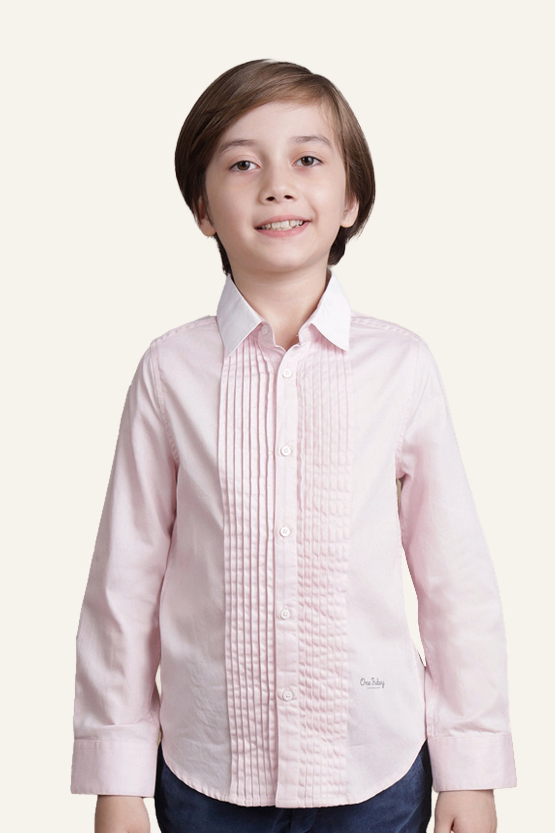 Boys Soft Pink Shirt