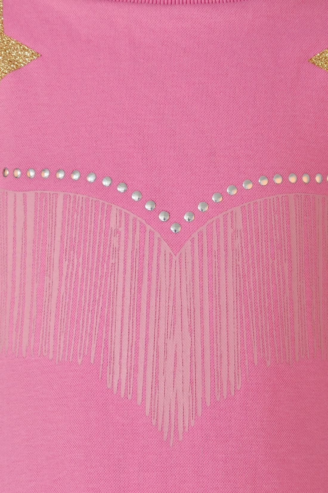 Girls Pink Cotton Blend Full Sleeve Woven Dress