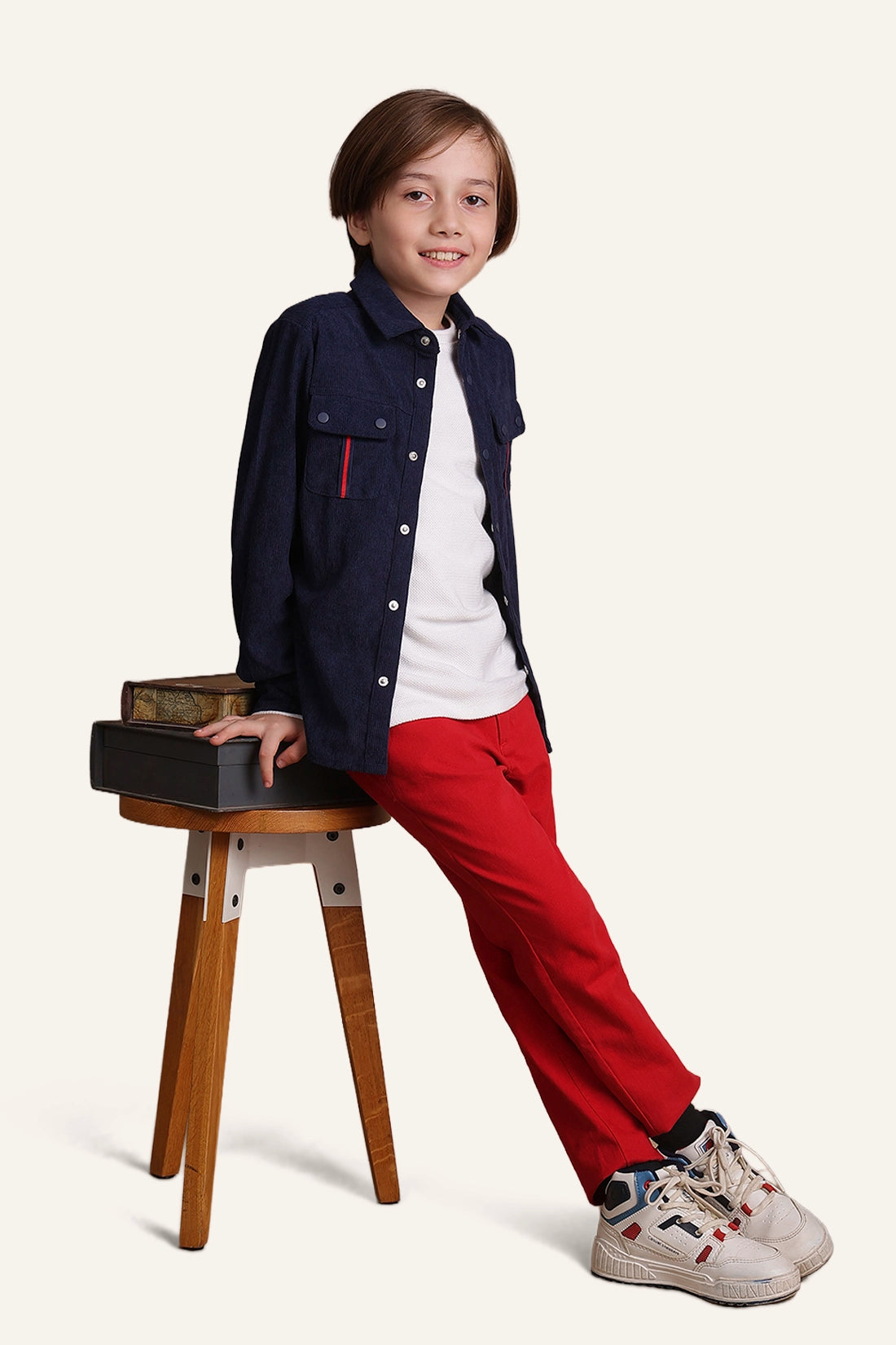 Boys Red Trouser