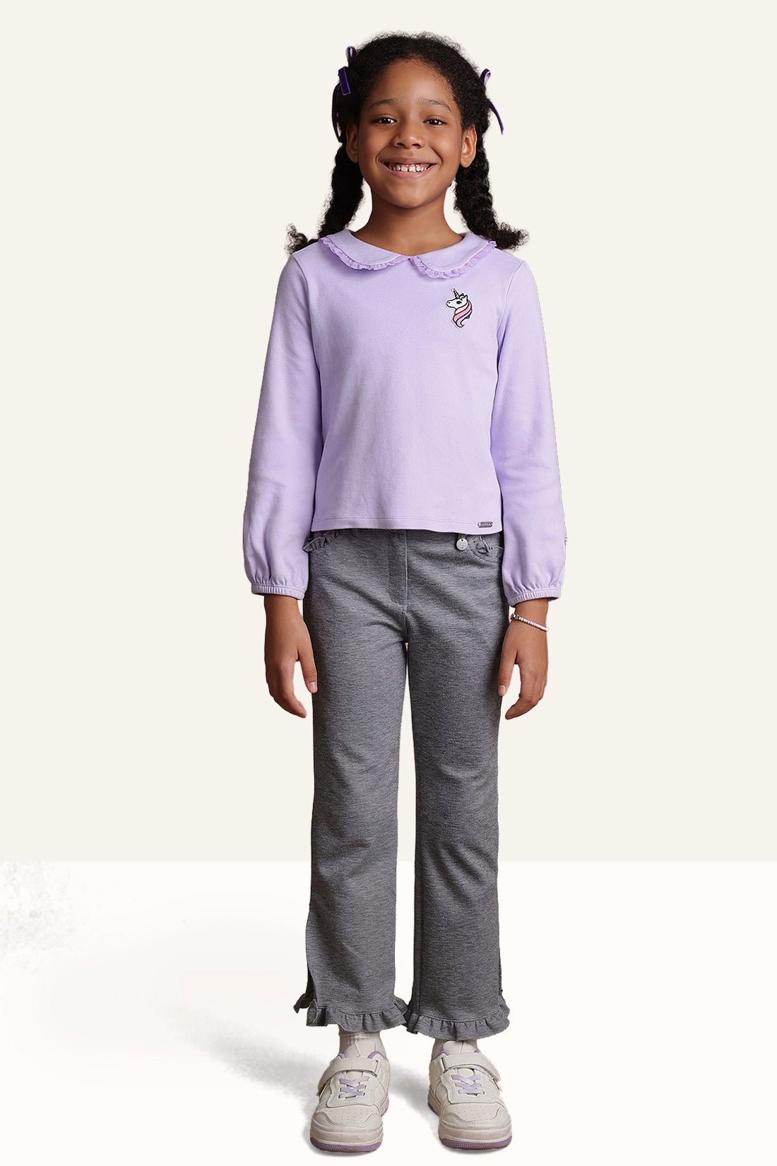Girls Lavender Top