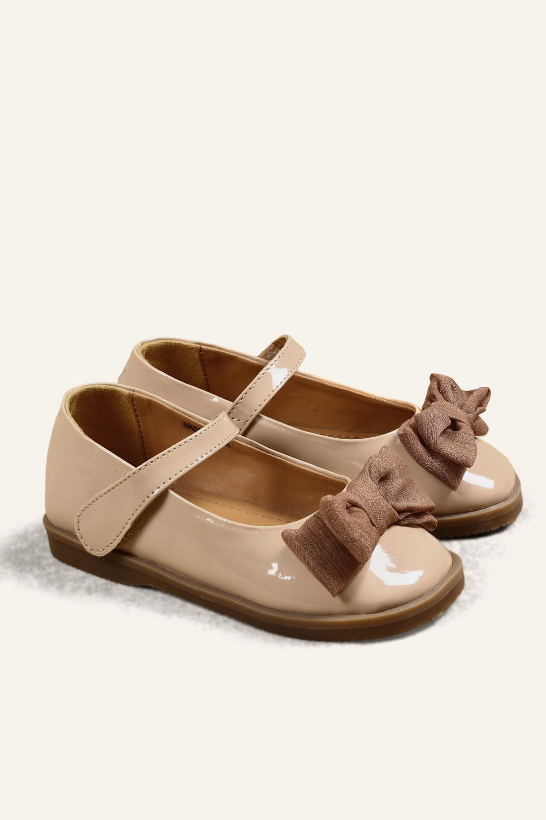 Girls Beige Party Wear Bellies