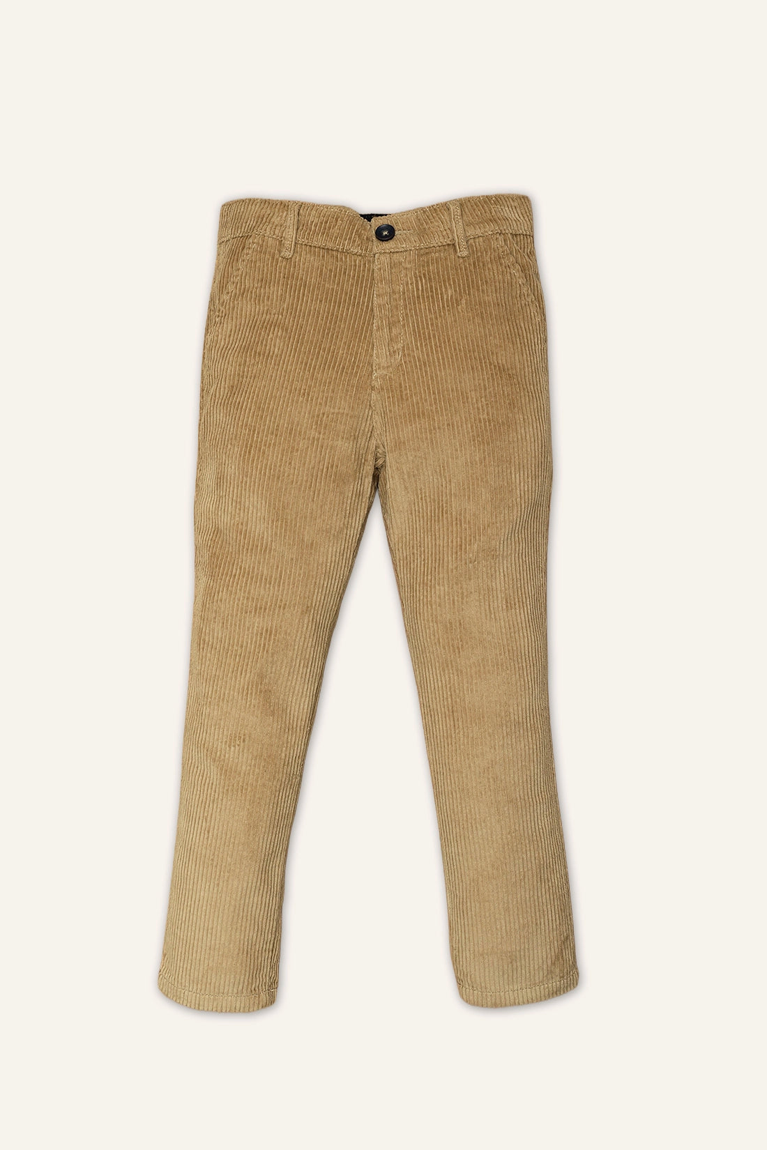 Boys Beige Corduroy Trouser
