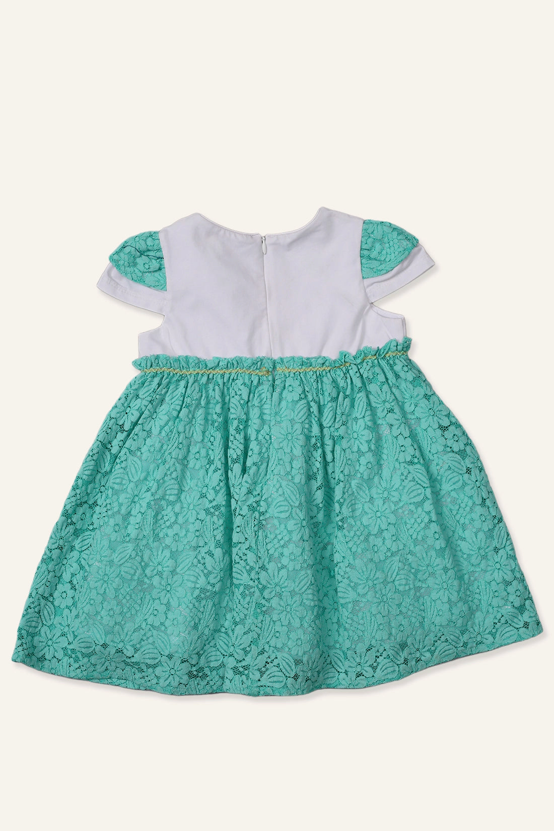 छोटी लड़कियों के लिए मिंट लेस ड्रेस