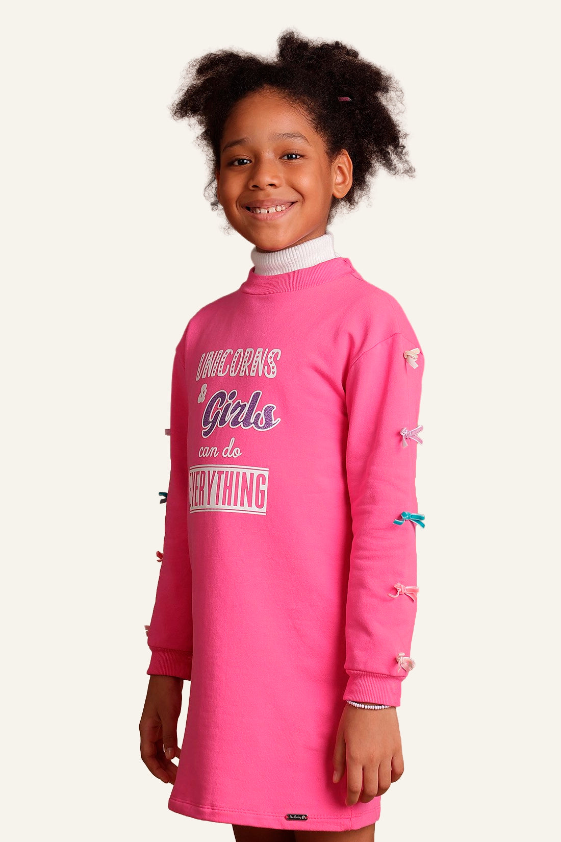 Girls Pink Tunic Dress