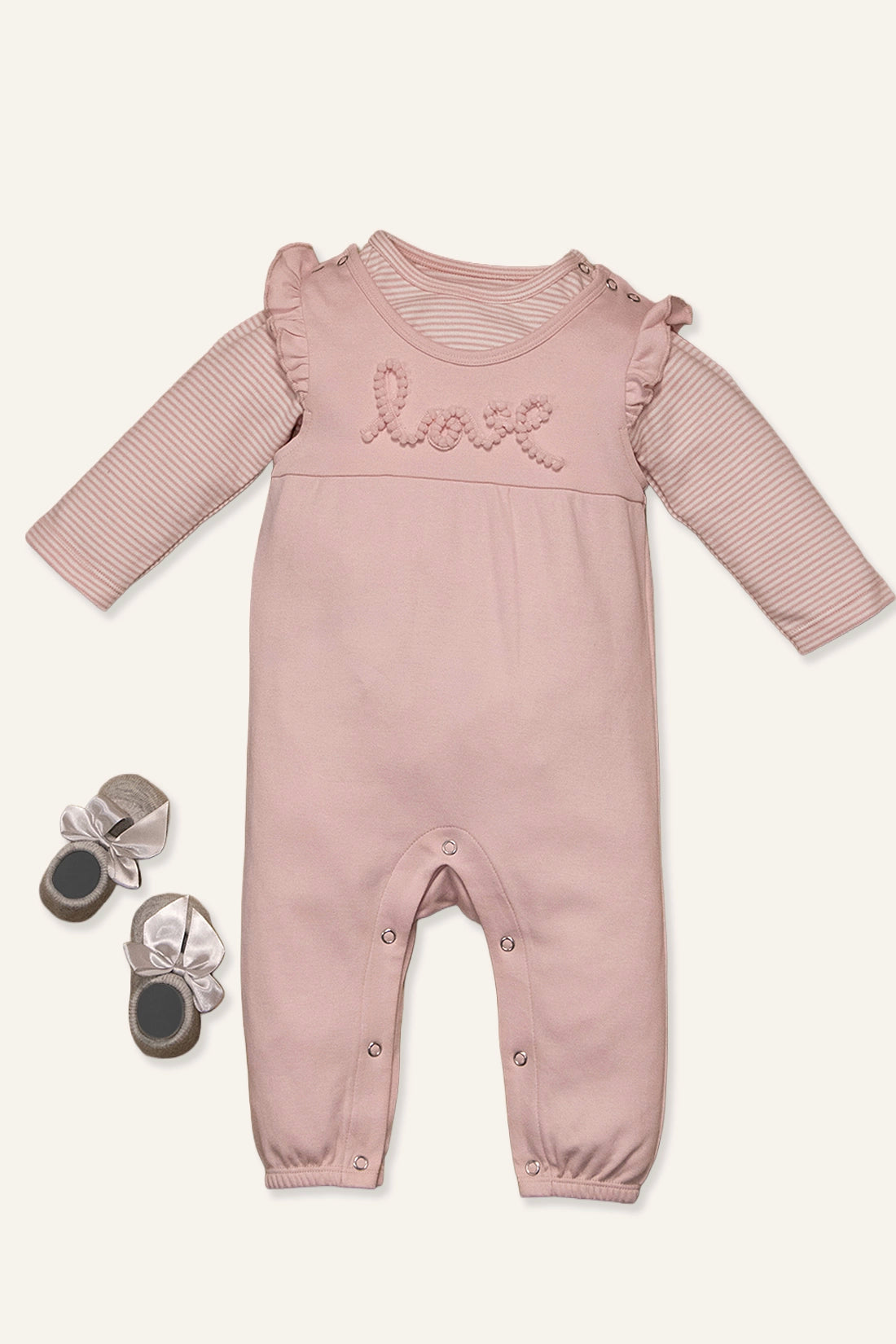 Baby Girls Pink Bodysuit