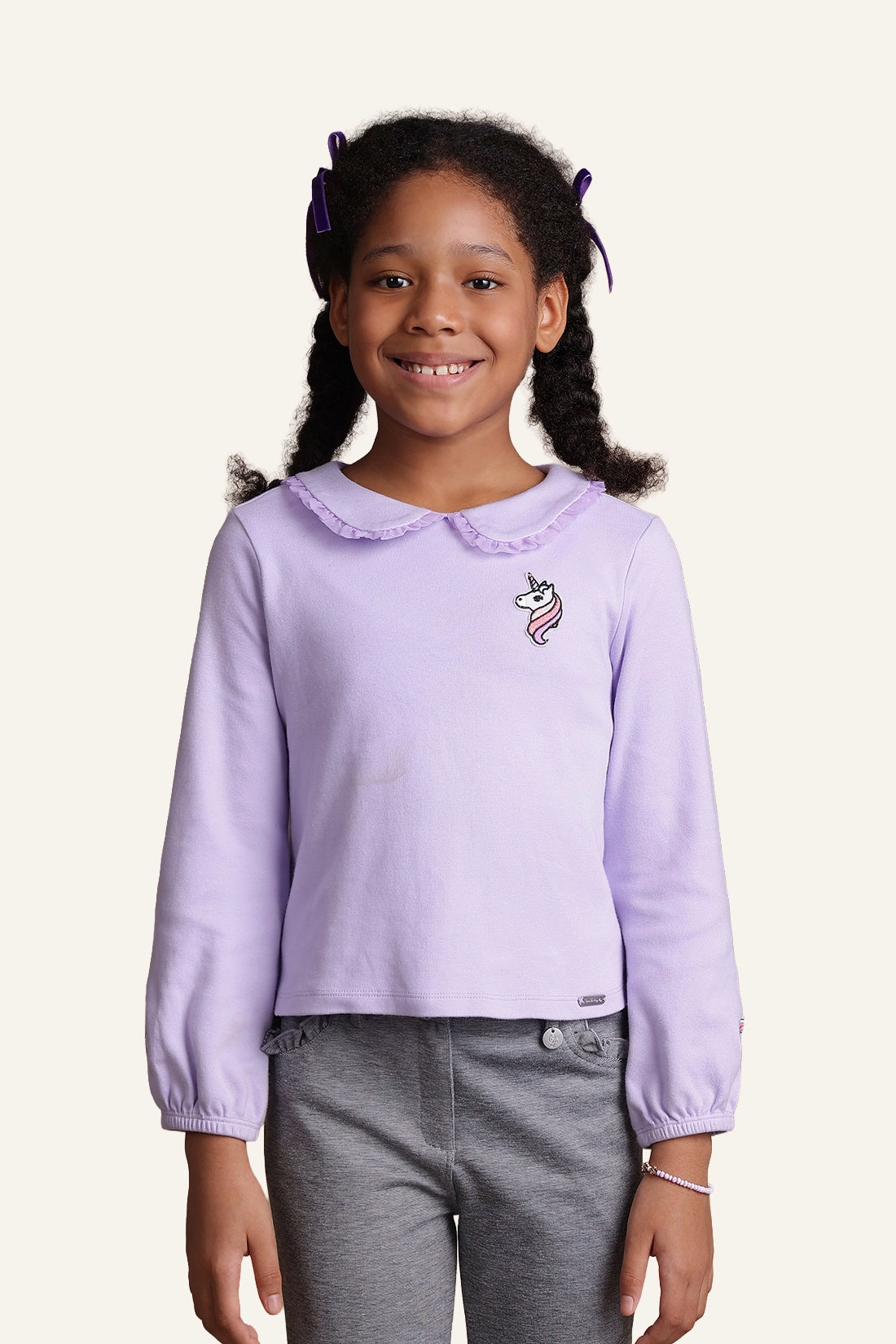 Girls Lavender Top