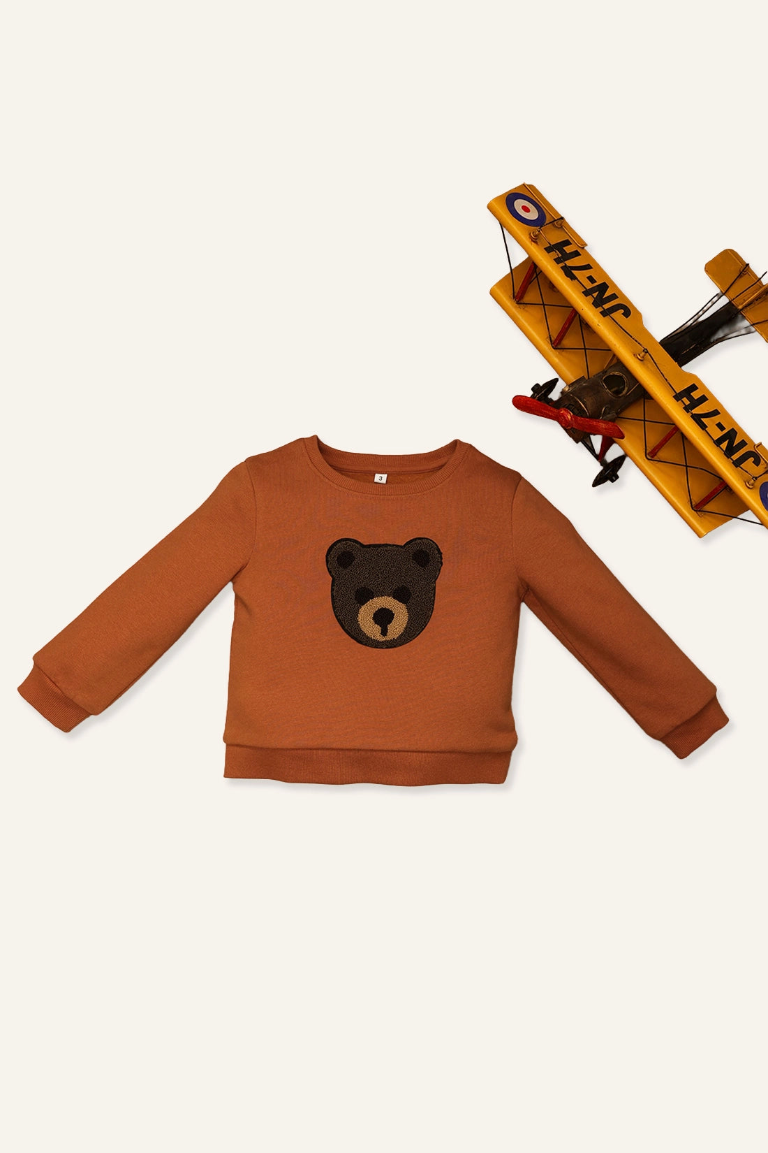 Baby Boys Orange Sweat Shirt