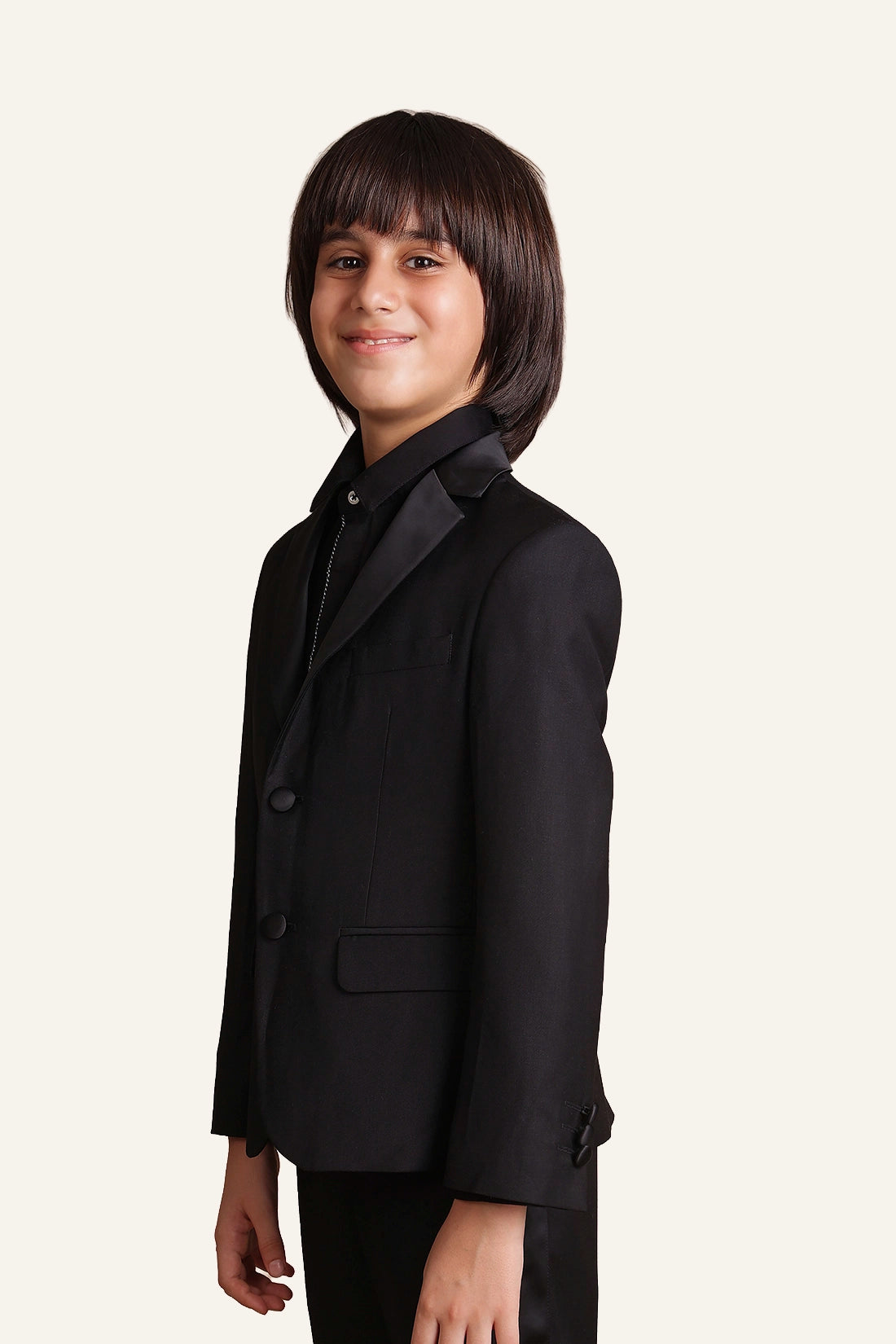Boys Black 2Piece Suit