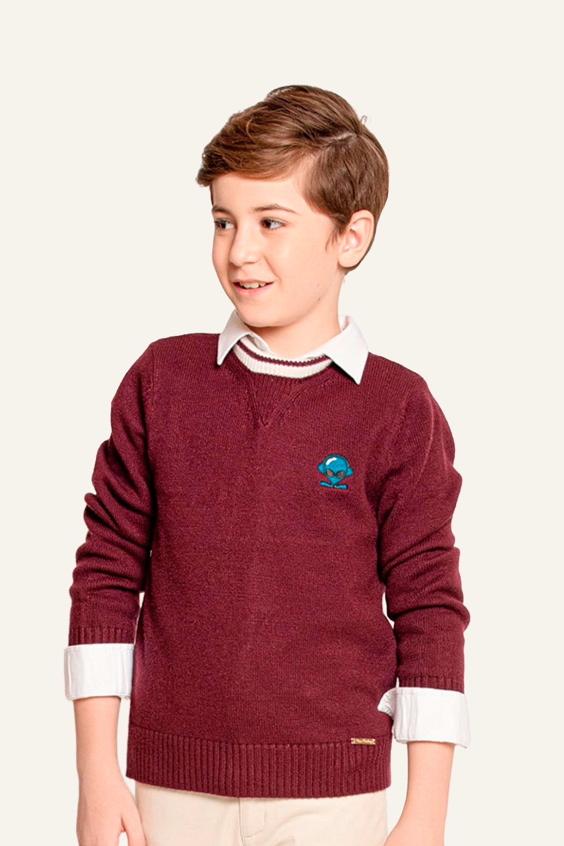 Boys Burgundy Sweater
