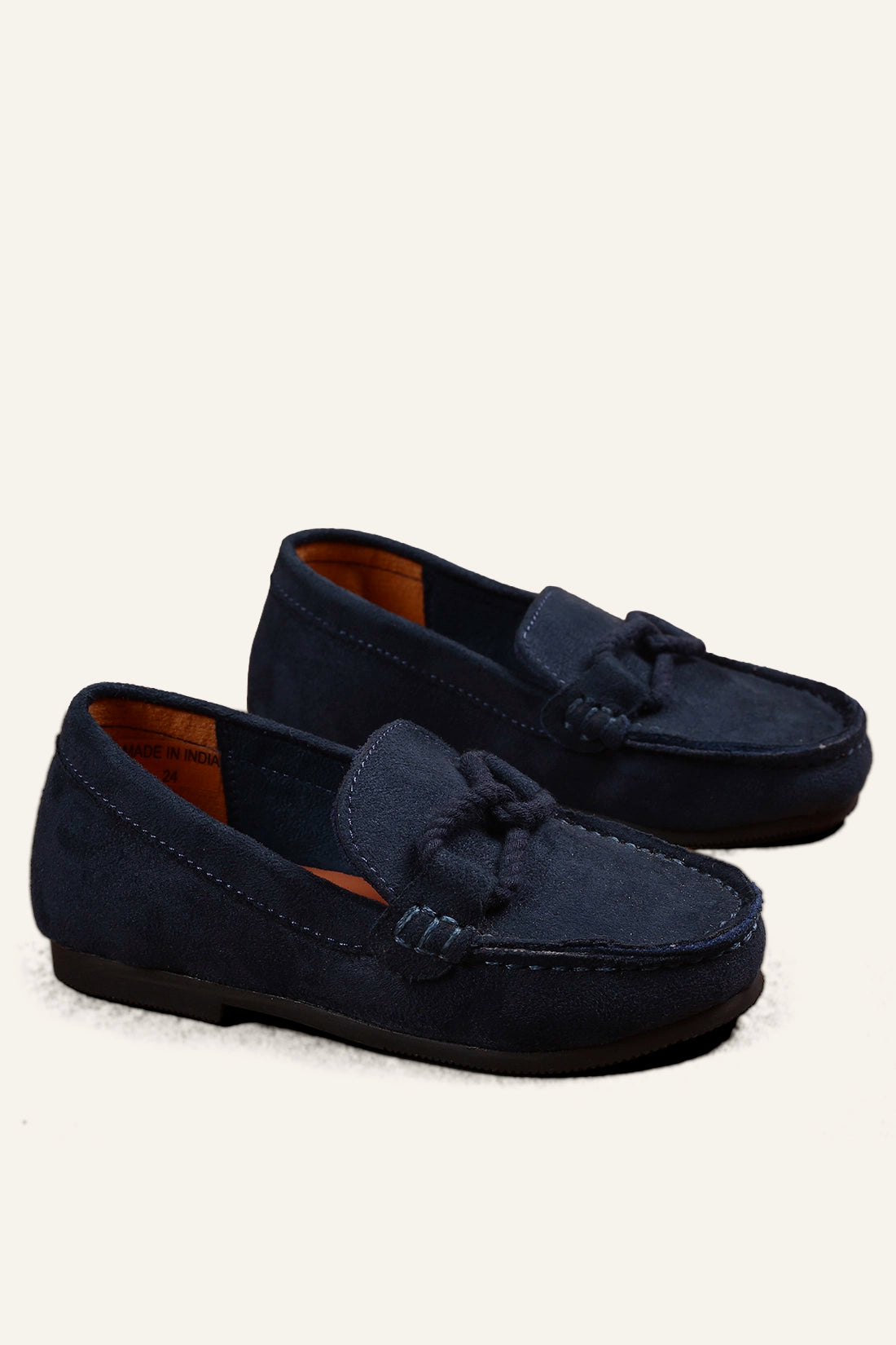 Boys Navy Blue Formal Loafers