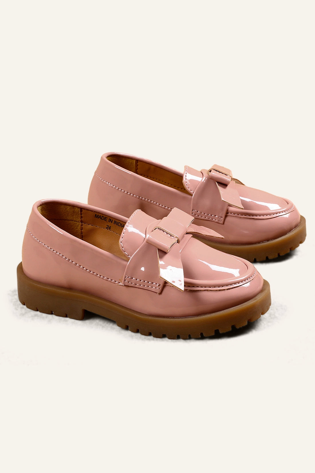Girls Pink Casual Loafers