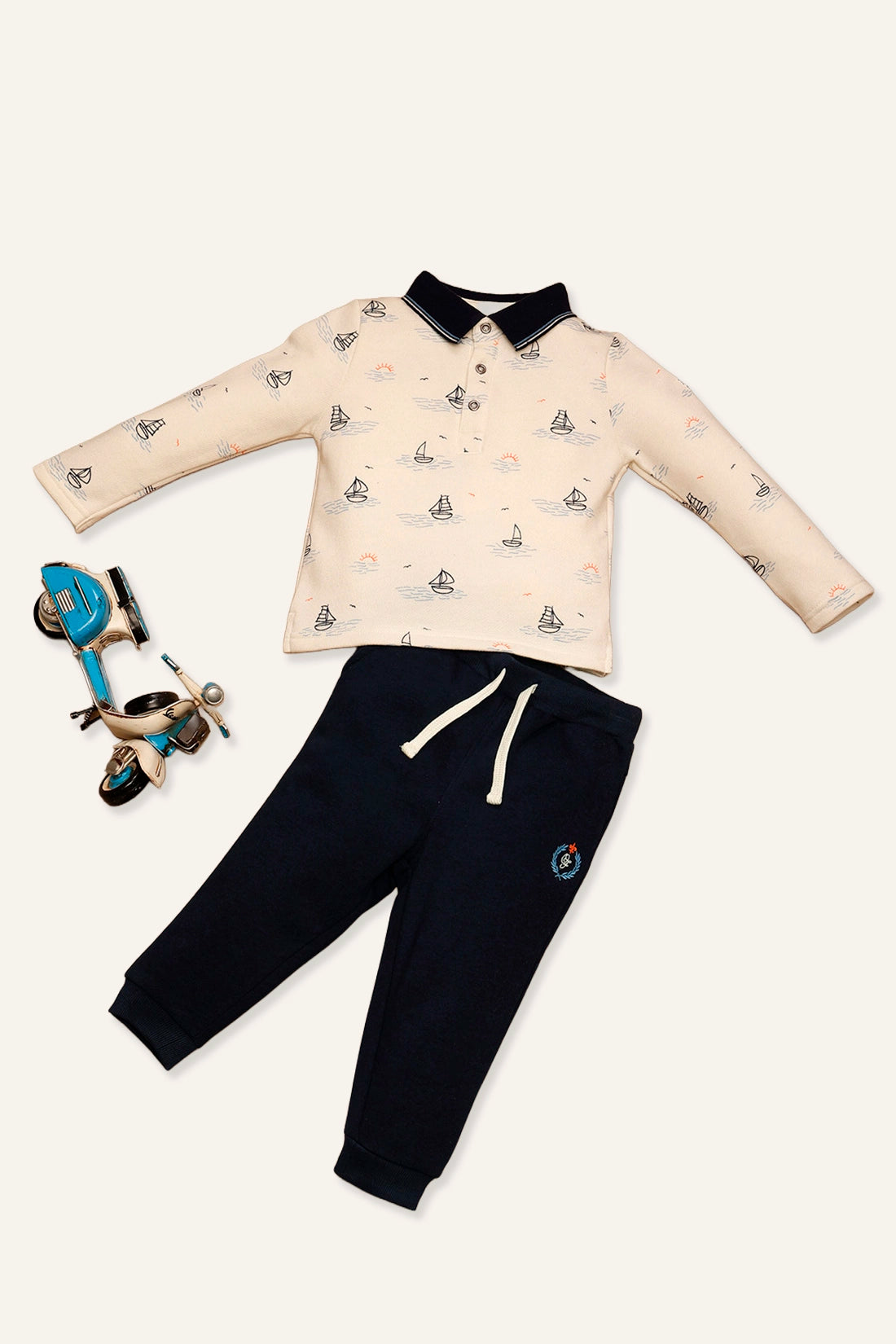 Baby Boys T-Shirt With Track Pant Set