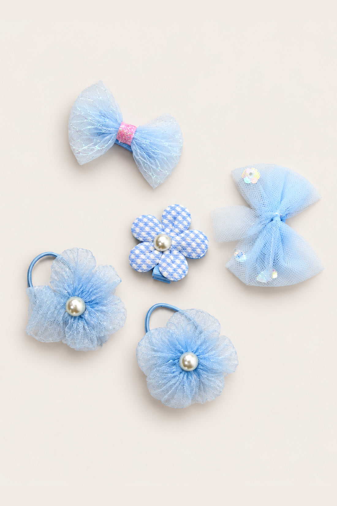 Girls Multicolour Metal Hair Clip Set