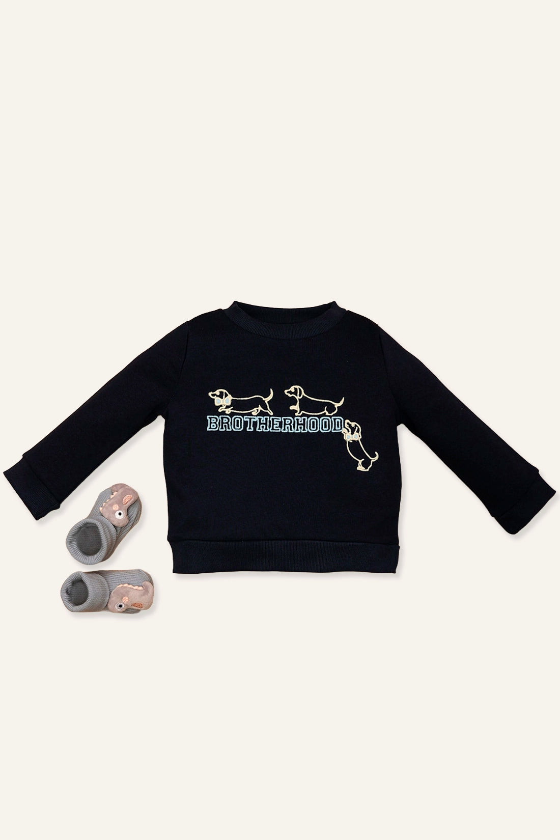 Baby Boys Navy Blue Sweatshirt