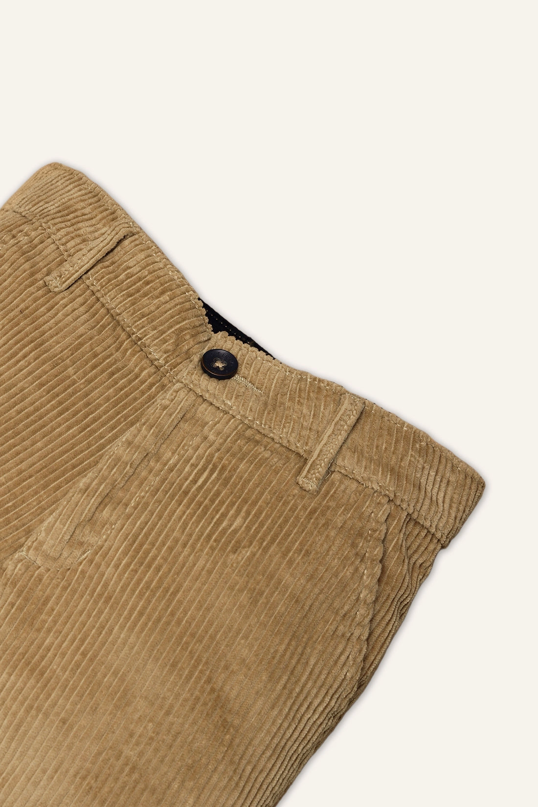 Boys Beige Corduroy Trouser