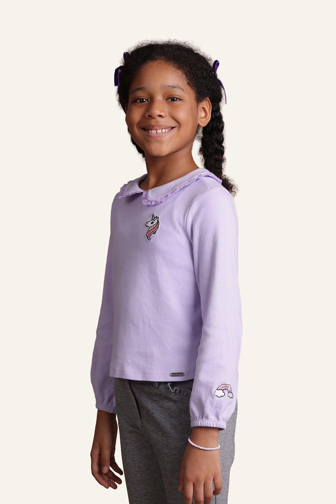 Girls Lavender Top