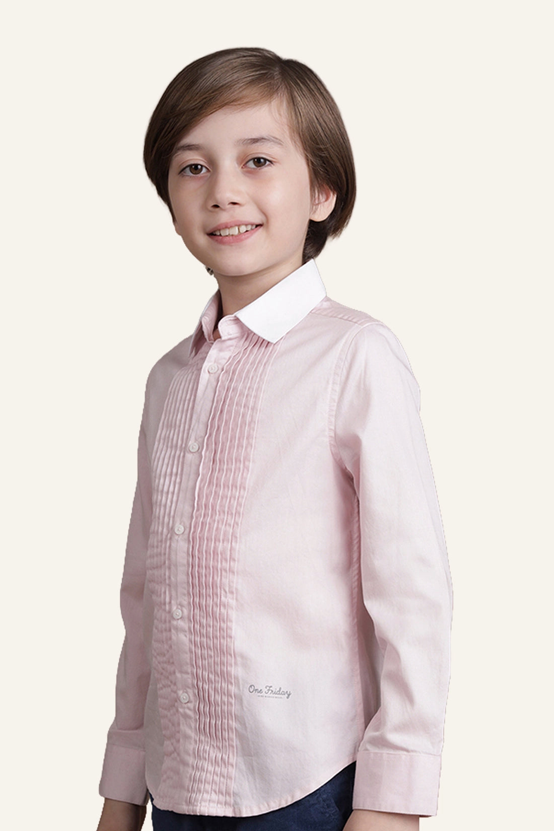 Boys Soft Pink Shirt