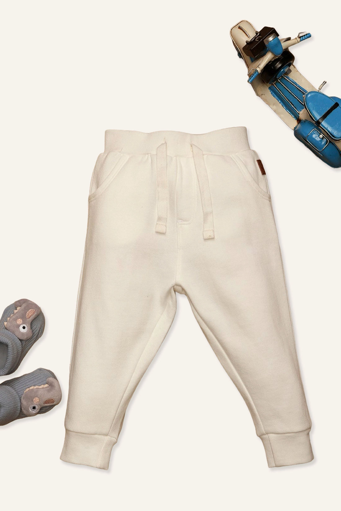Baby Boys Off White Trouser