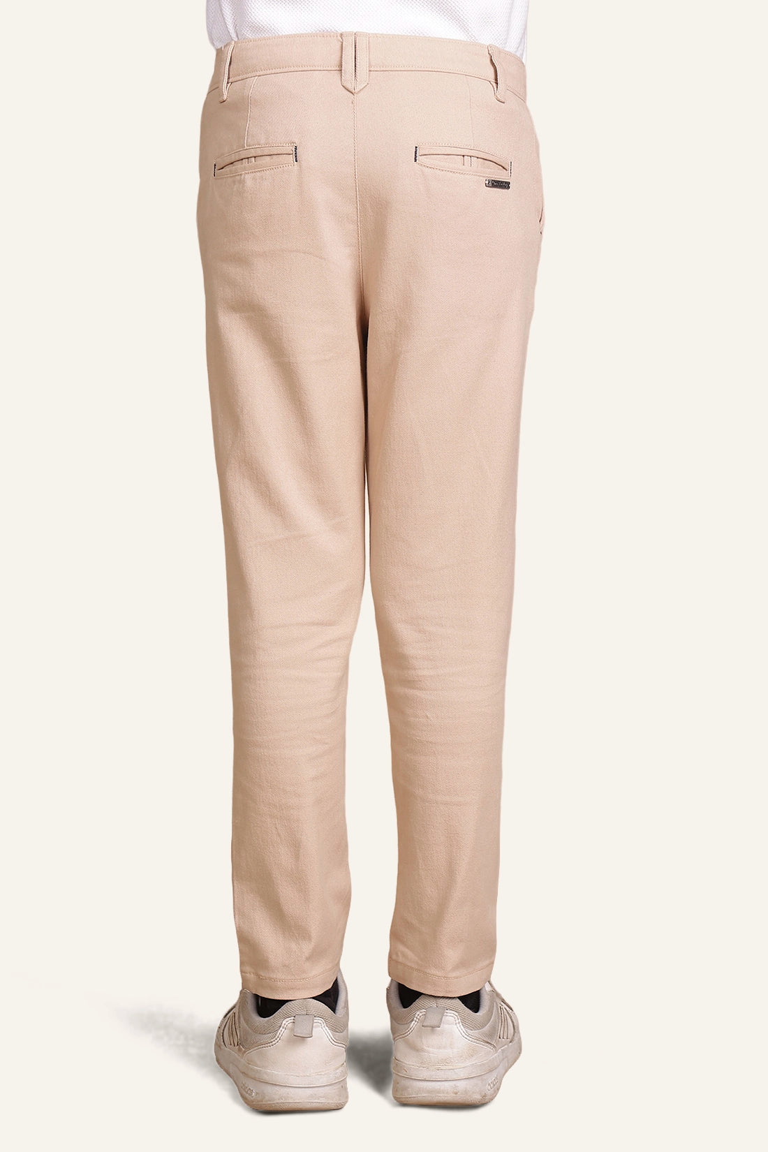 Boys Beige Slim fit Trouser