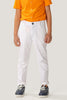 One Friday Kids Boys White Cotton Embroidery Trouser