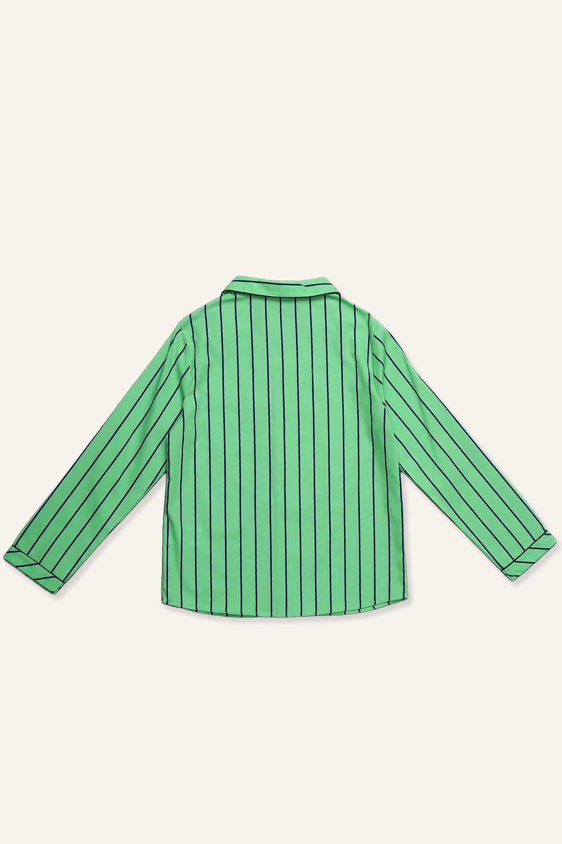 Boys Green Stripes Night Suit