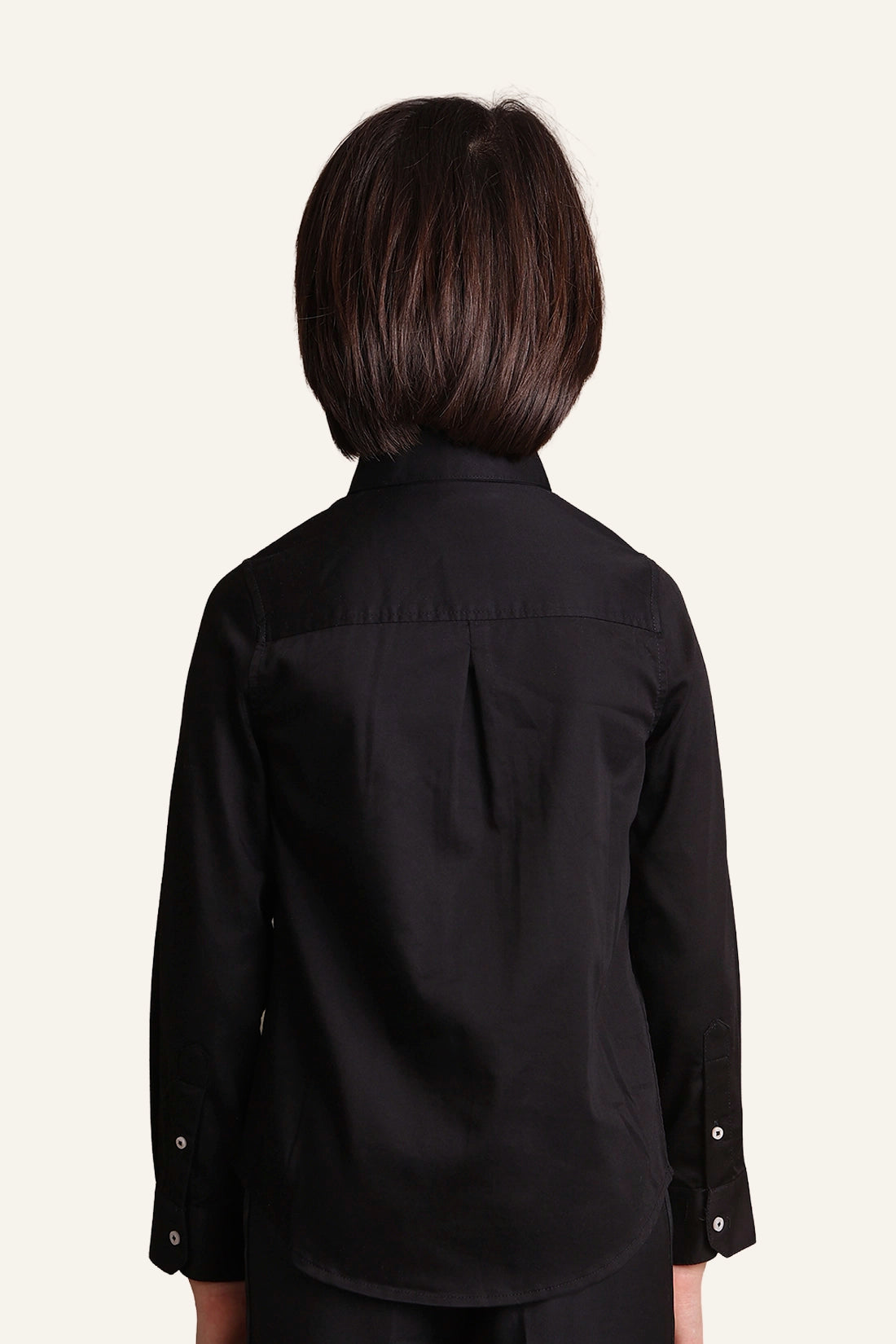 Boys Black Party Shirt