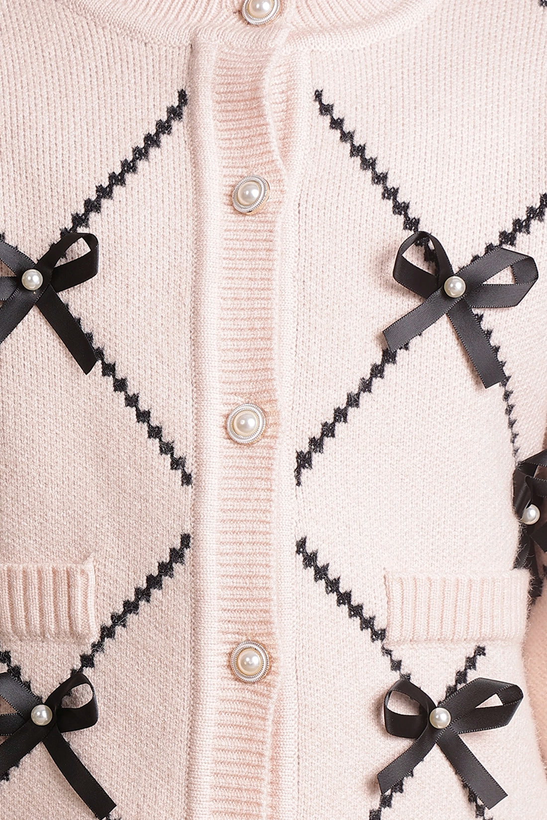 Girls Nude Solid Sweater