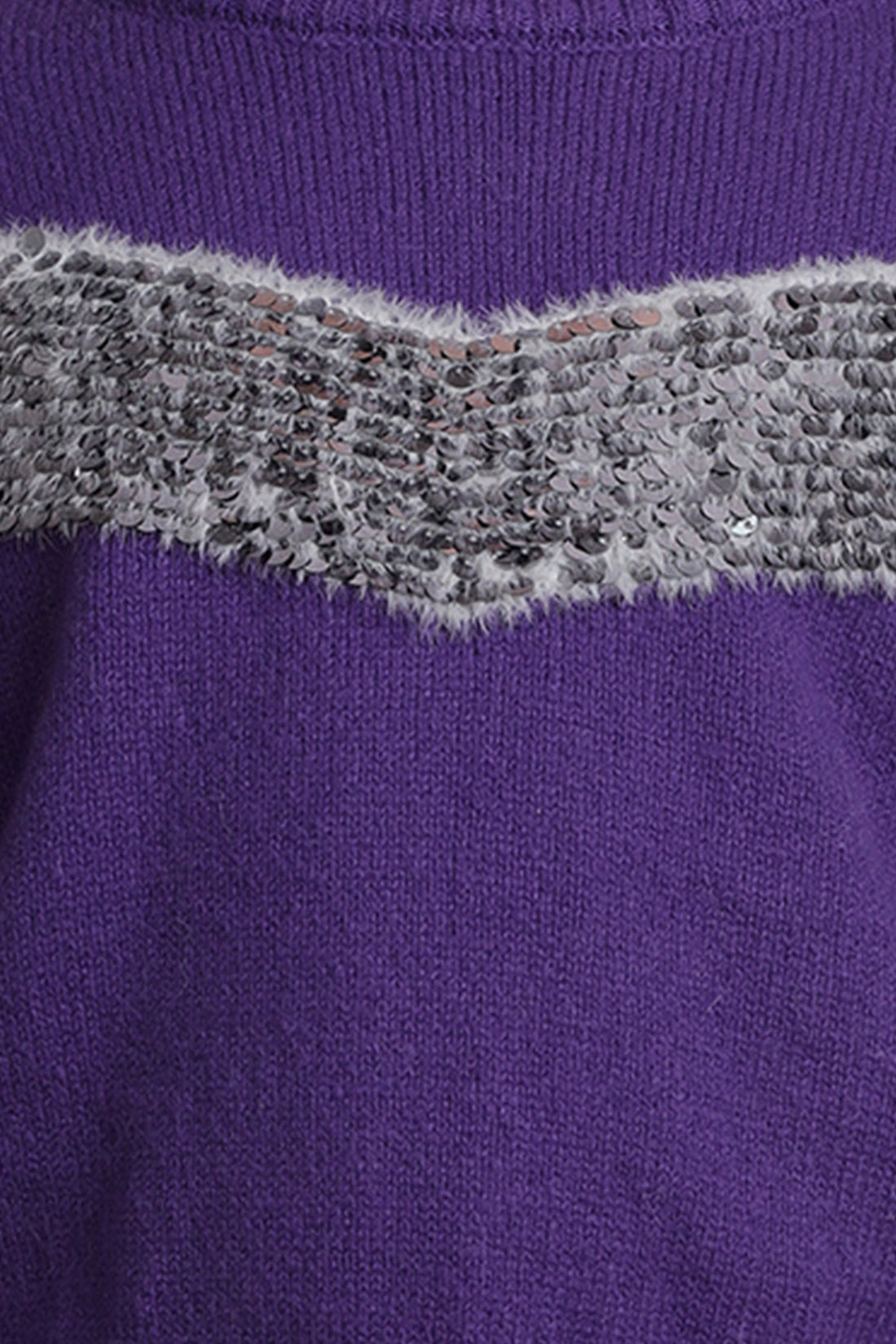 Girls Purple Sweater