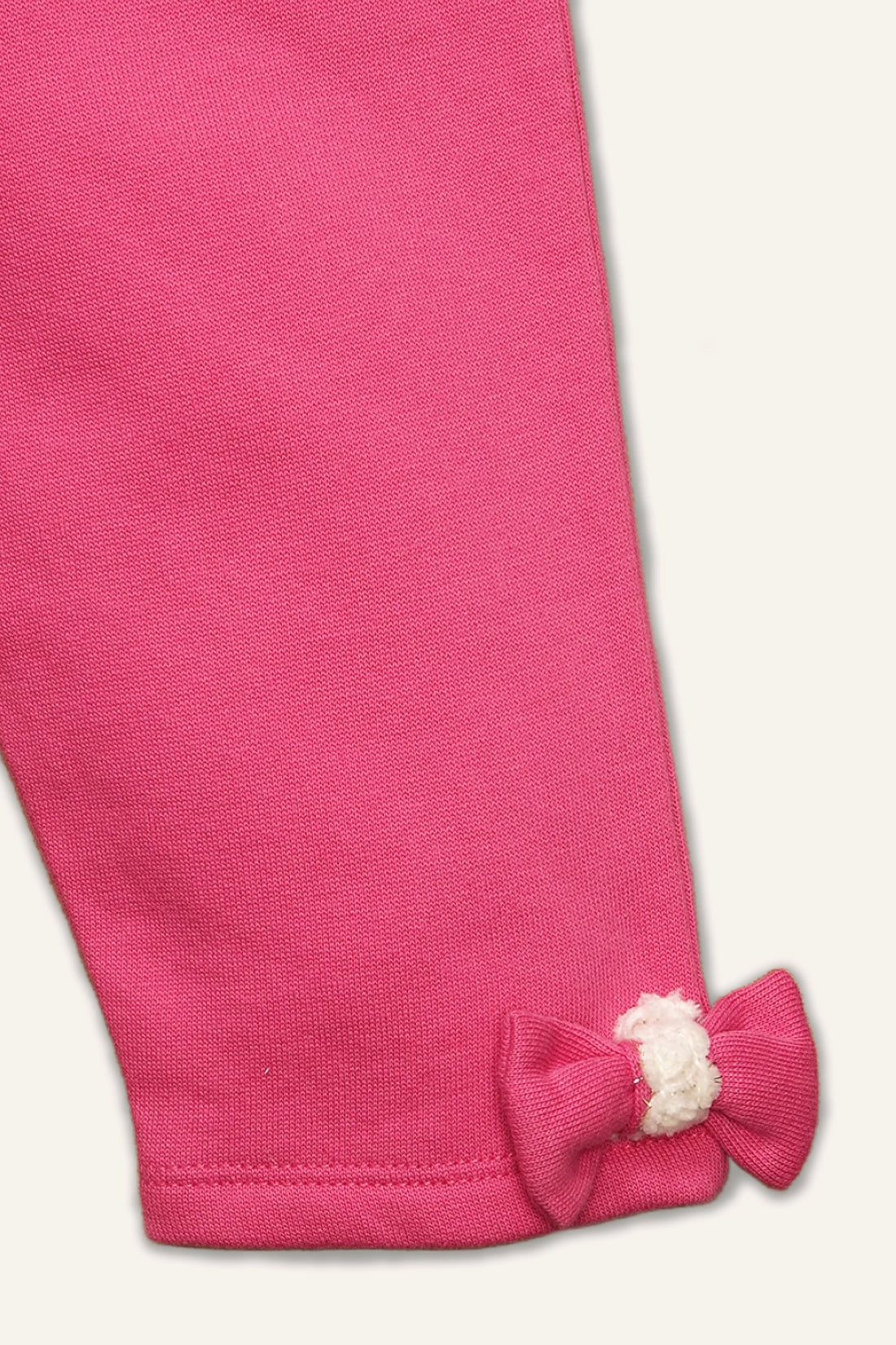 Baby Girls Pink Solid Sweat Shirt With Track Pant