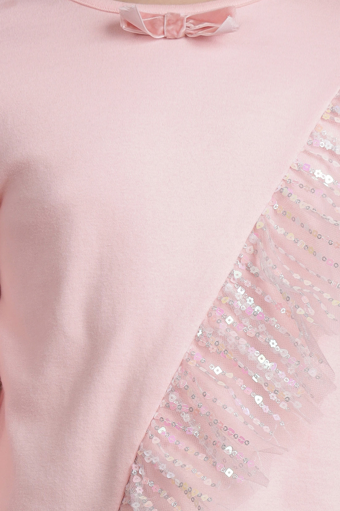 Girls Pink Top – Soft Cotton Fabric
