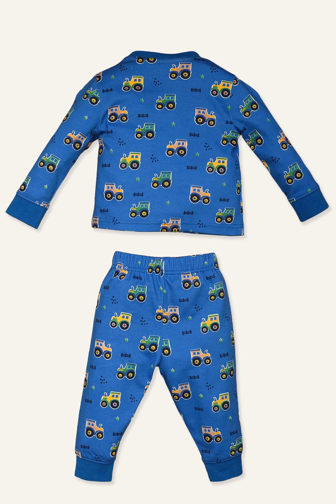Baby Boys Blue Vehicle Printed Night Suit Set