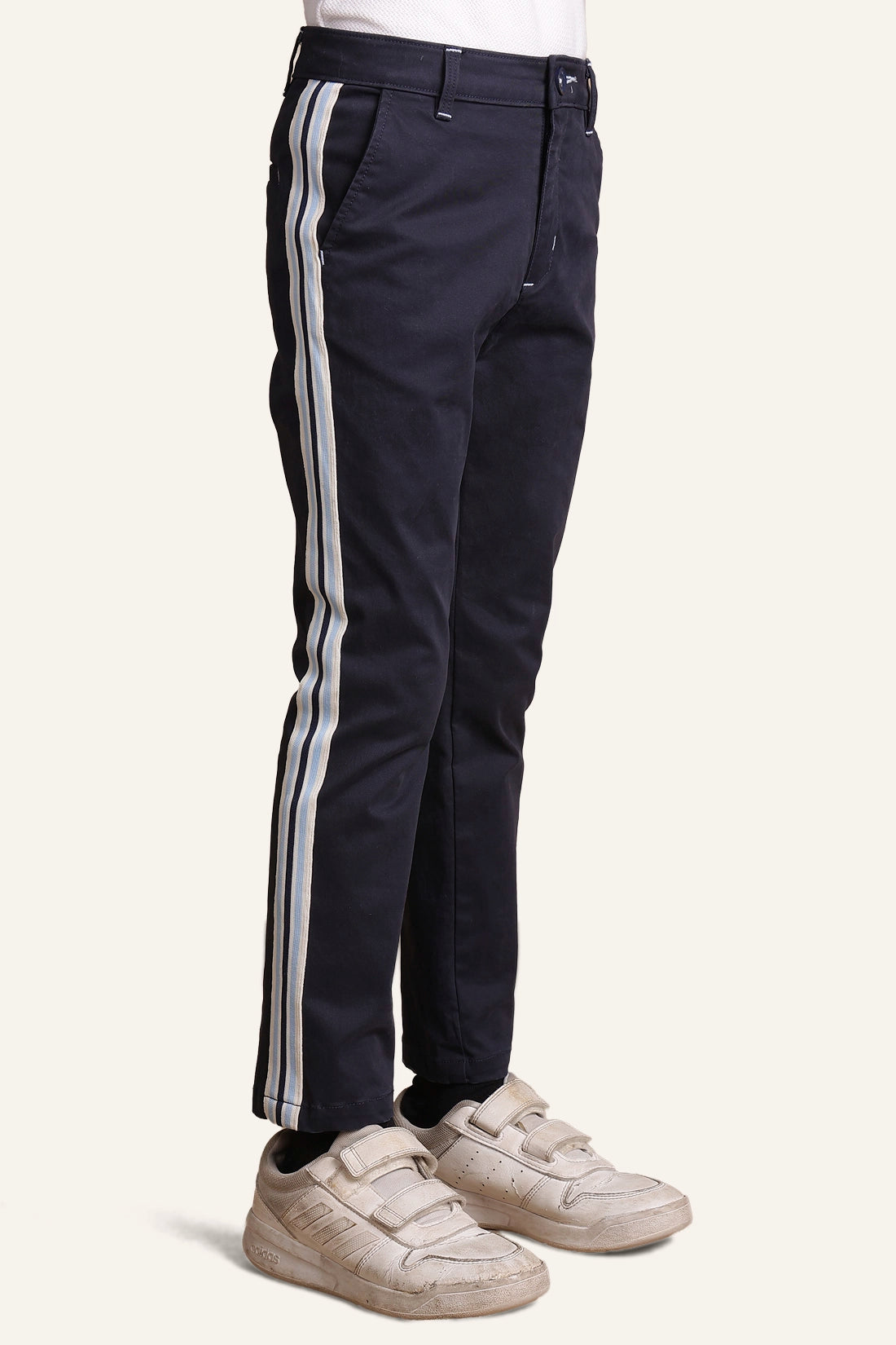 Boys Navy Blue Slim fit Trouser