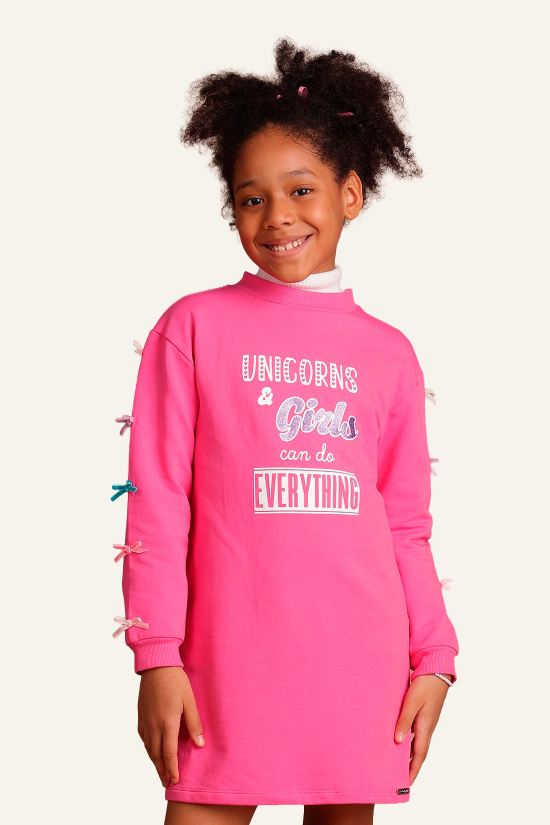 Girls Pink Tunic Dress