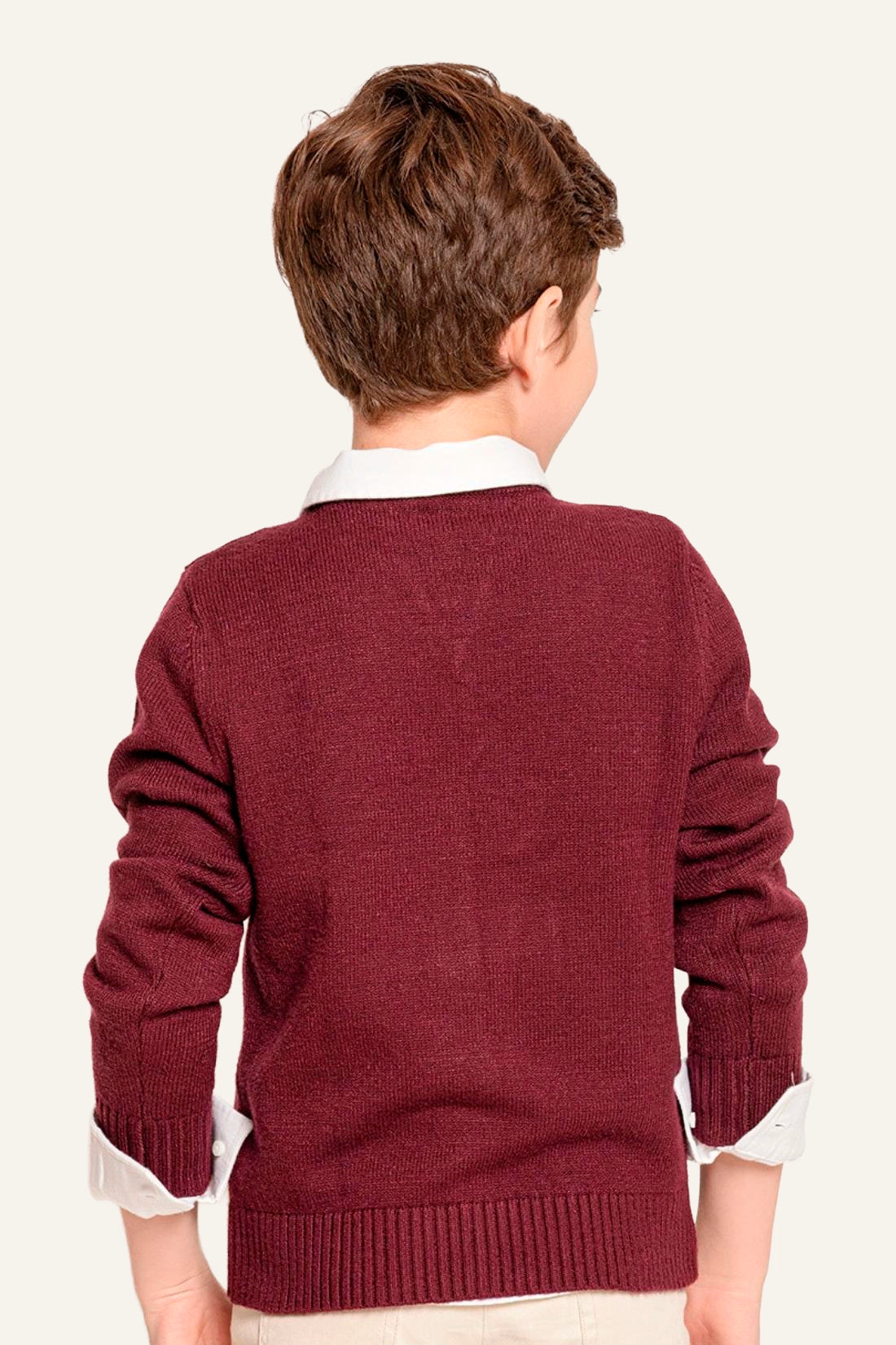 Boys Burgundy Sweater