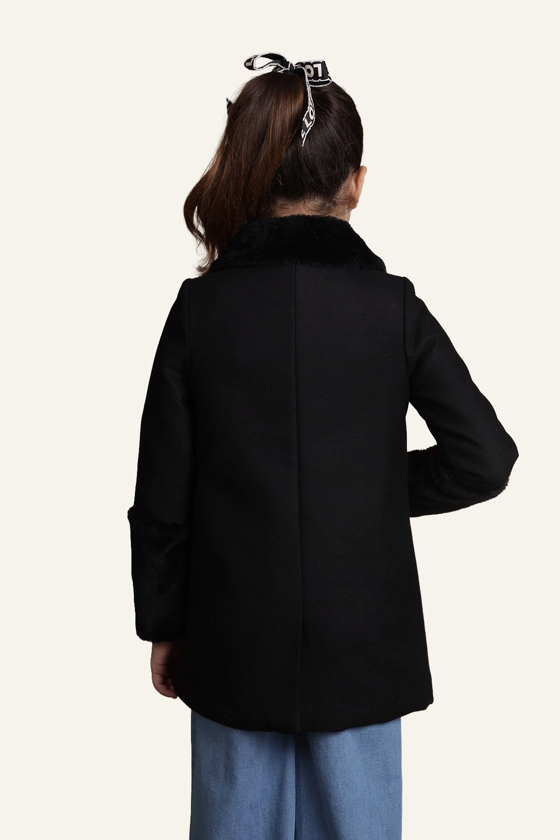 Girls Black Overcoat – Winter Wear
