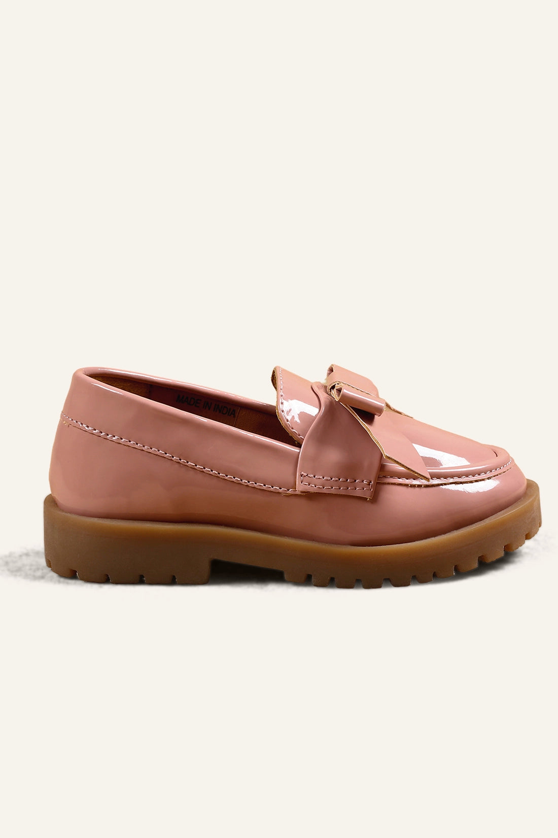 Girls Pink Casual Loafers