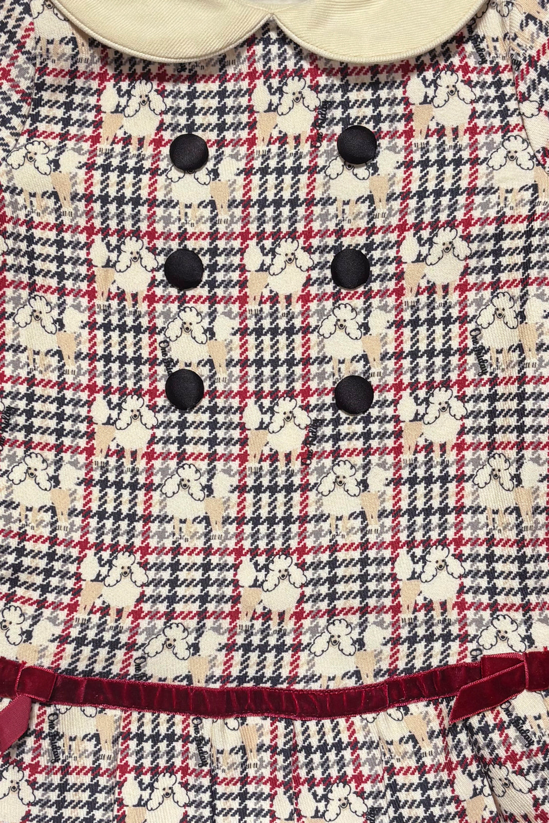 Baby Girls Multi Check Cotton Dress