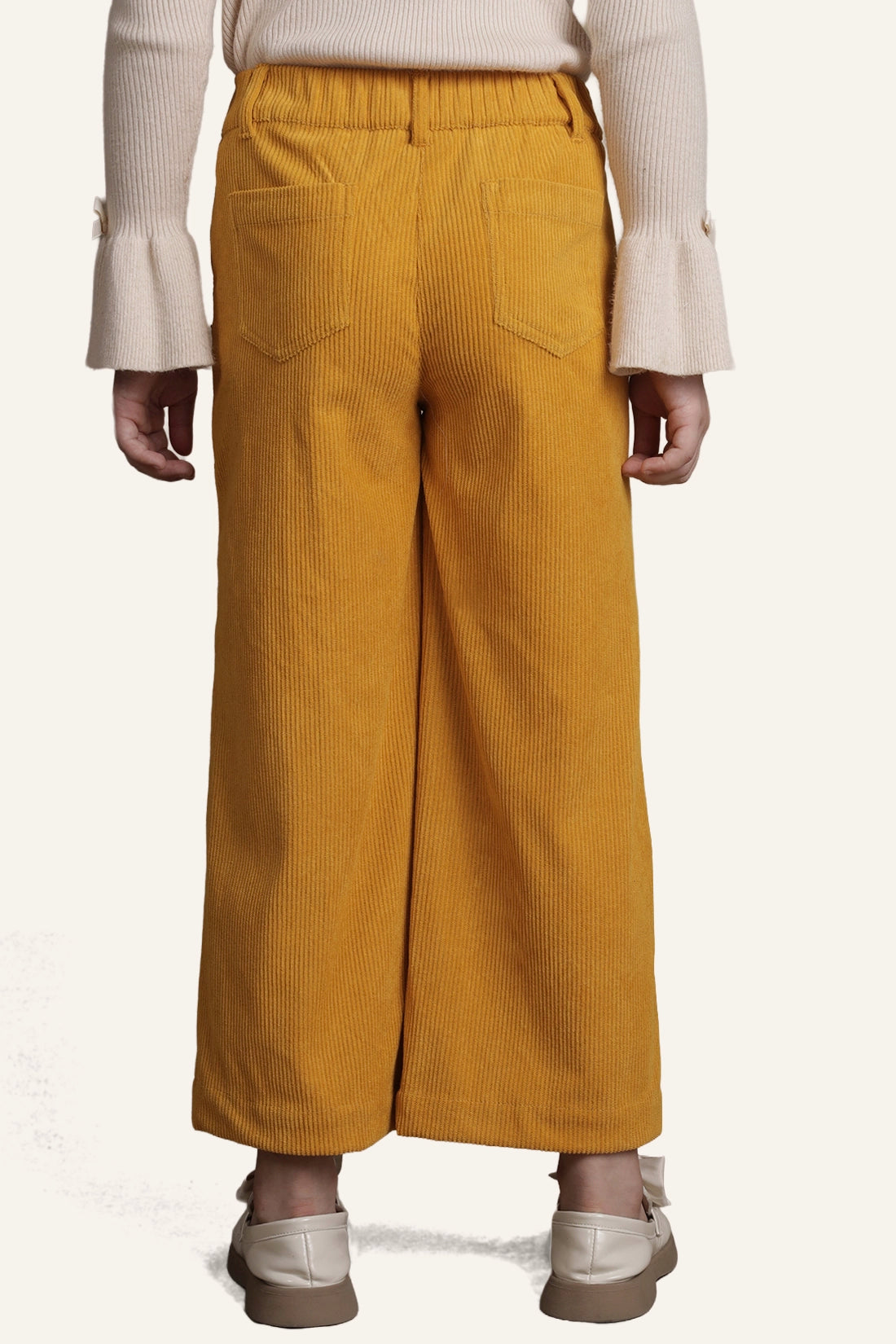 Girls Mustard Trouser