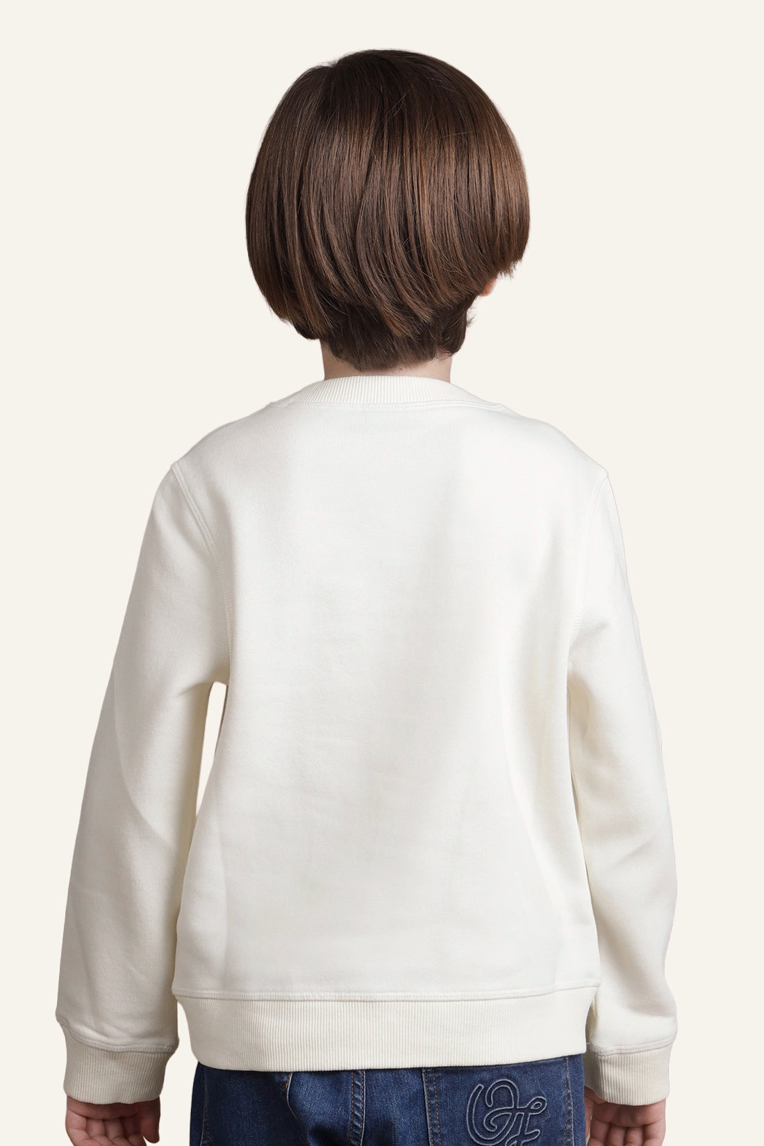 Boys Off White Alien Theme Sweat Shirt
