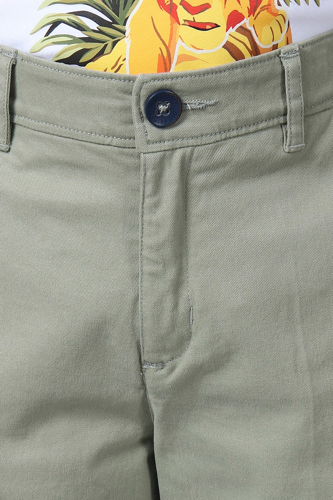 Boys Green Chinos