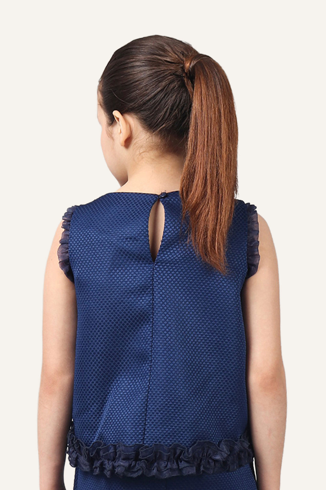 Girls Navy Blue Top