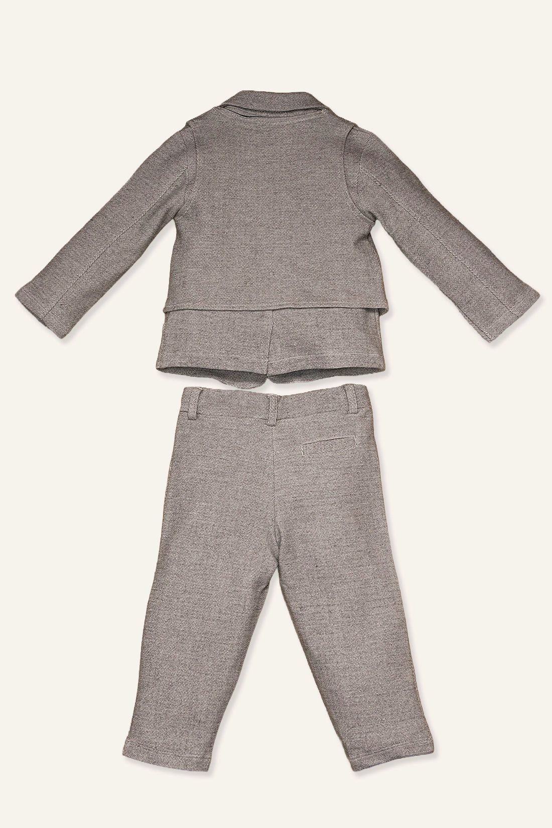 Baby Boys Grey 3 Piece Suit