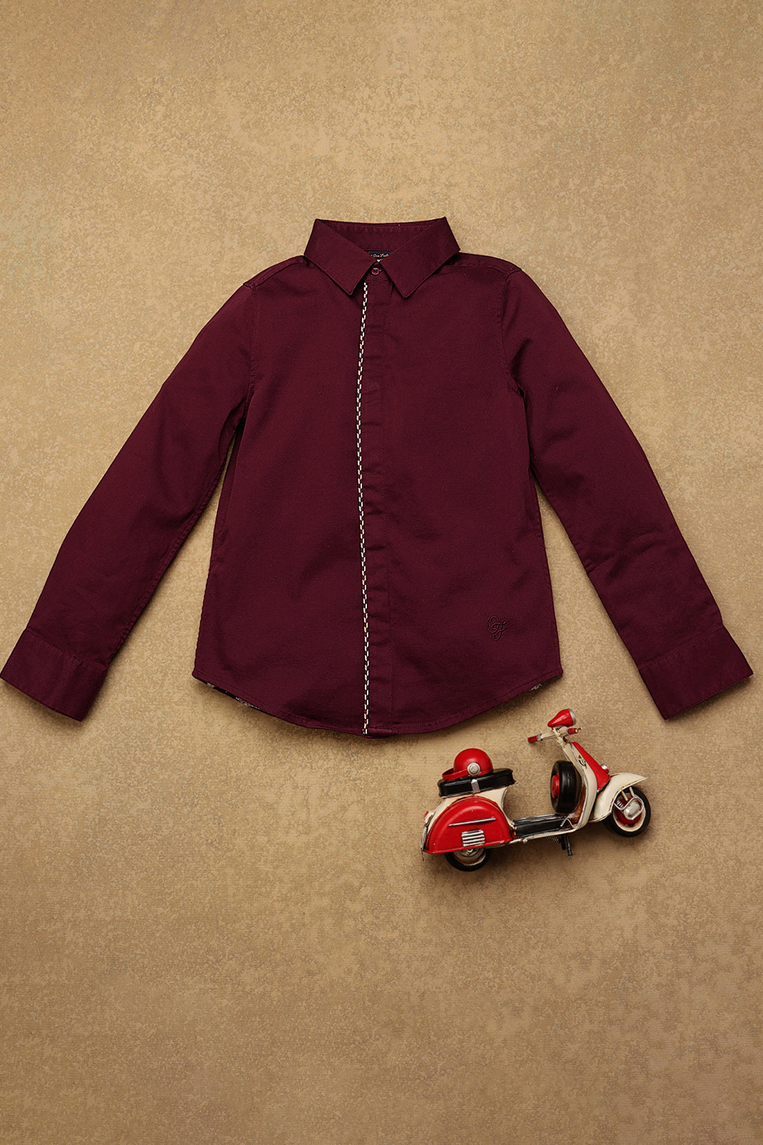 Boys Burgundy Shirt