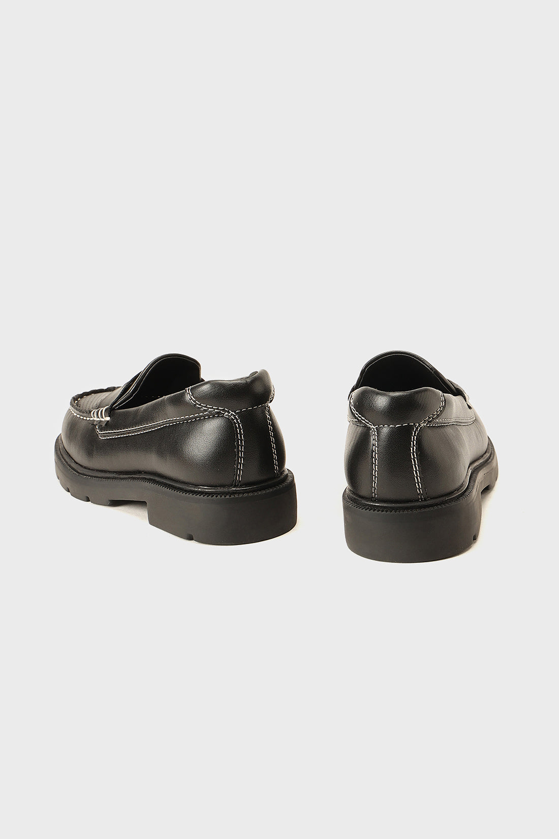 Boys Black PU Leather Formal Shoes Elegant Comfort | One Friday